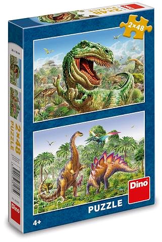 Puzzle Dino Súboj dinosaurov ...