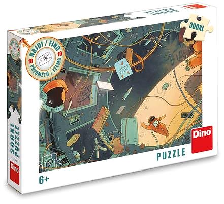 Puzzle Dino Találj 10 tárgyat - világűr ...