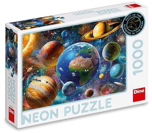 Puzzle Dino Neon Bolygók ...