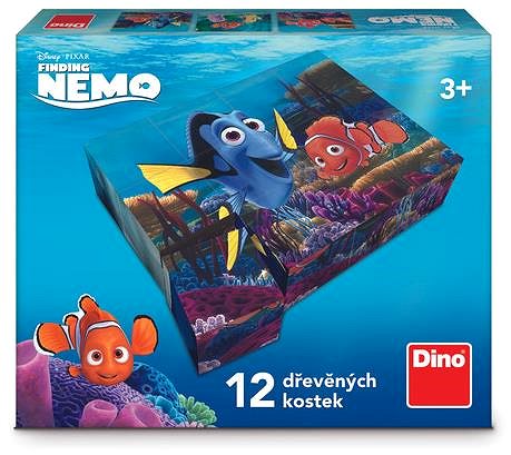 Dino Nemo wooden blocks.
