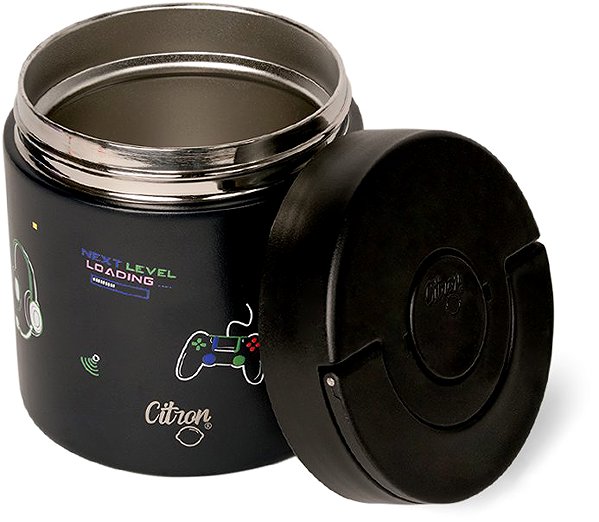 Gyerek termosz Citron rozsdamentes acél ételtartó, 350ml, Gaming ...