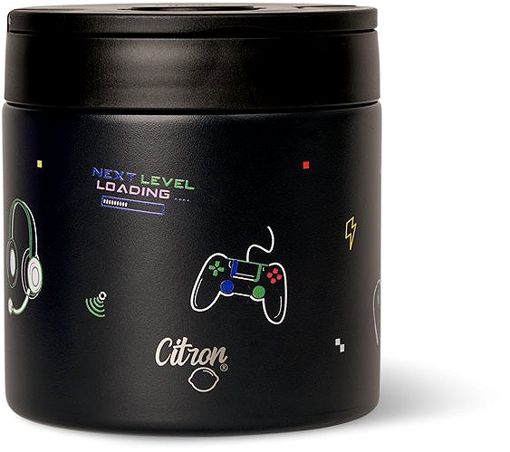 Gyerek termosz Citron rozsdamentes acél ételtartó, 350ml, Gaming ...