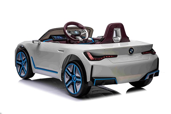 Elektrické auto pre deti BMW i4, biele ...