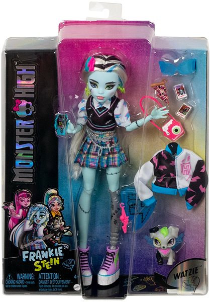 Játékbaba Monster High Szörnybaba - Frankie ...
