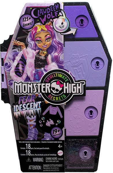 Játékbaba Monster High Skulltimate Secrets Játékbaba, 2. sorozat - Clawdeen ...