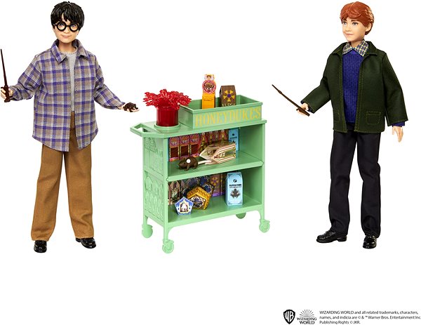 Panenka Harry Potter panenky Harry a Ron na cestě expresem do Bradavic ...