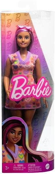 Játékbaba Barbie Modell - Szívecskés ruha ...