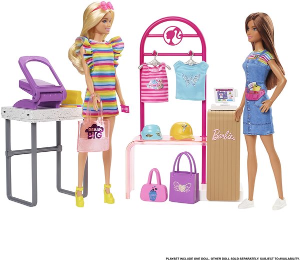 Játékbaba Barbie Divattervező stúdió babával ...