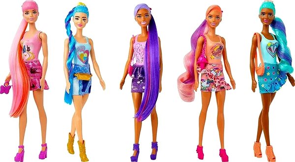 Bábika Barbie Color Reveal Barbie totálny denim ...