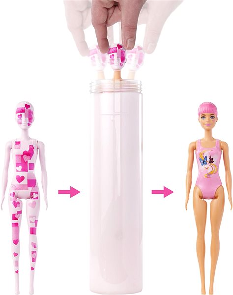 Játékbaba Barbie Color Reveal Barbie Totális denim ...