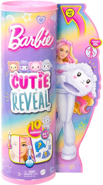 Játékbaba Barbie Cutie Reveal Barbie Pasztell kiadás - Bárány ...