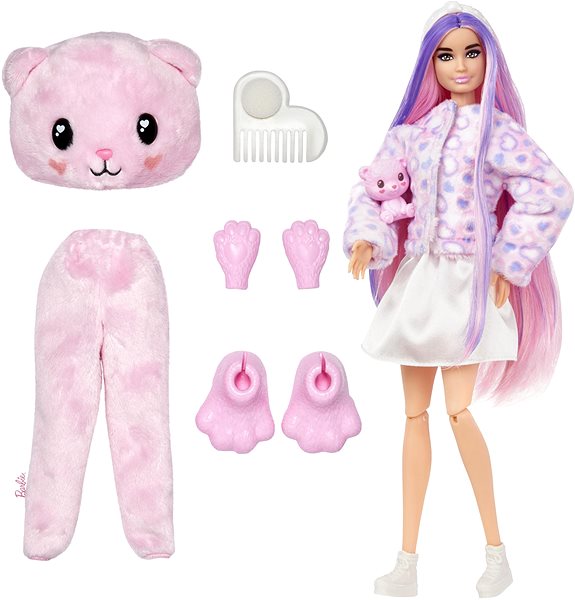 Játékbaba Barbie Cutie Reveal Barbie Pasztell kiadás - Medve ...