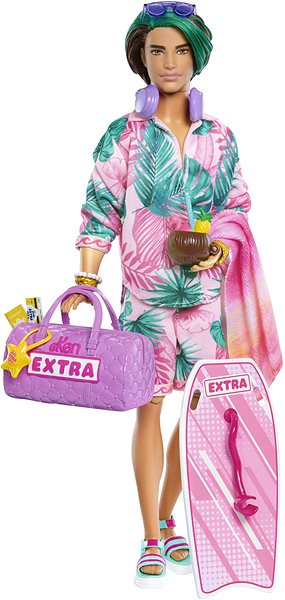 Puppe Barbie Extra - Ken im Strandoutfit ...