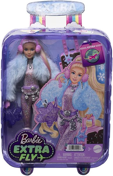 Bábika Barbie Extra – V oblečku do snehu ...