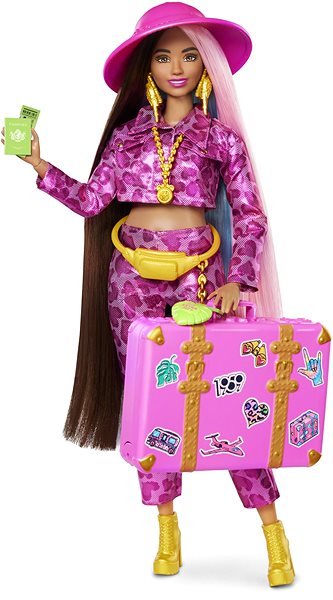 Játékbaba Barbie Extra - Szafari ruházatban ...