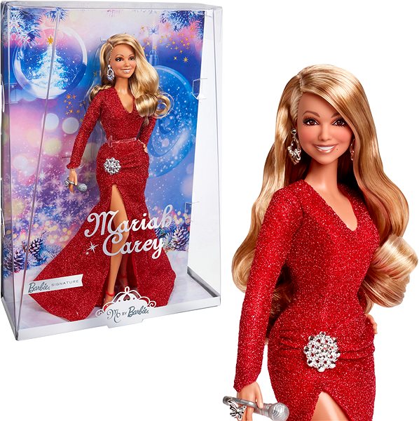 Bábika Barbie Vianočná Mariah Carey ...