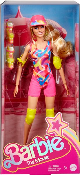 Játékbaba Barbie Görkorcsolyázó Barbie filmes ruhában ...