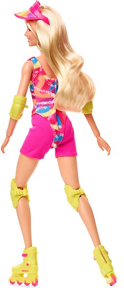 Bábika Barbie Barbie vo filmovom oblečení na kolieskových korčuliach ...