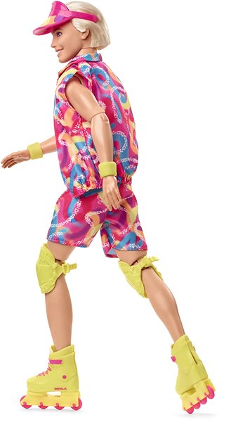 Bábika Barbie Ken vo filmovom oblečení na kolieskových korčuliach ...