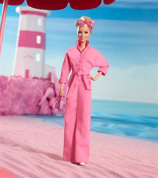 Játékbaba Barbie Barbie rózsaszín filmes overálban ...