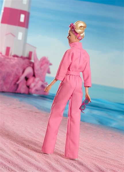 Puppe Barbie Barbie im rosa Film-Overall ...