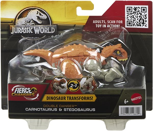 Figure Jurassic World Dinosaur with Transformation 2 in 1 ...