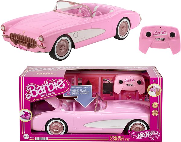 Távirányítós autó Hot Wheels RC Barbie Corvette ...