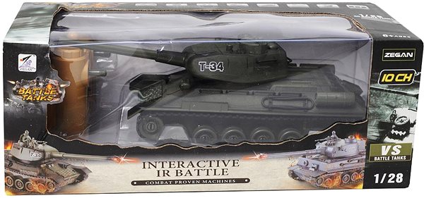 Távirányítós tank Mac Toys Tank T-34 + távirányító ...