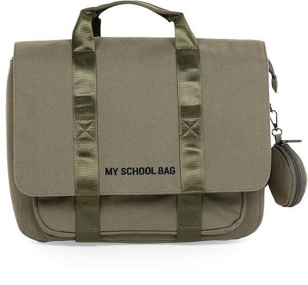 Školní batoh Školní taška Canvas Khaki ...