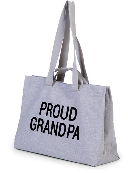 Cestovná taška CHILDHOME Grandpa Canvas Grey ...
