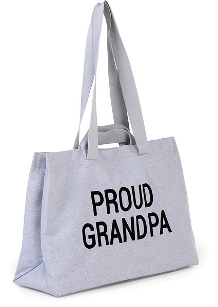Cestovná taška CHILDHOME Grandpa Canvas Grey ...