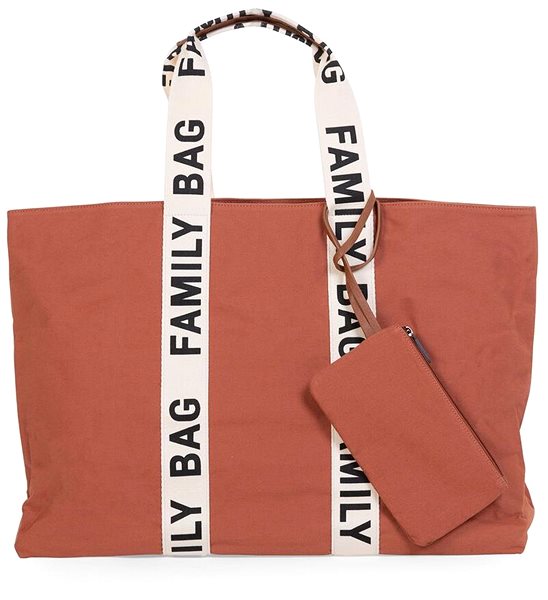 Cestovná taška CHILDHOME Family Bag Canvas Terracotta ...