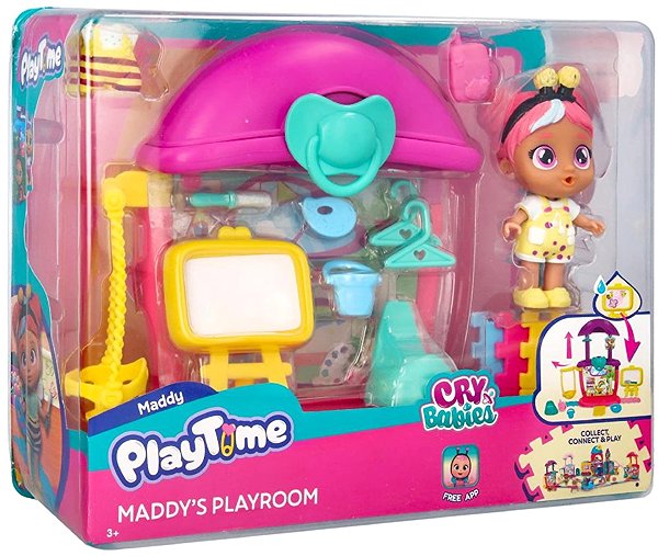 Cry Babies Playtime Playpen Meddy doll.