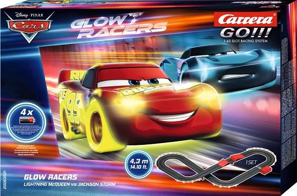 Autorennbahn Carrera GO 63521 Disney Cars 3 - GLOW ...