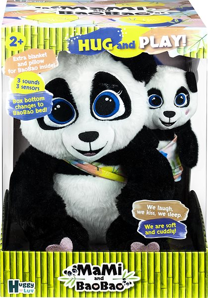 Plyšová hračka Mami & BaoBao Panda s bábätkom ...