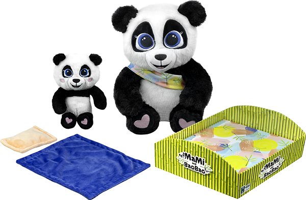 Plüss Mami & BaoBao Panda pandakölyökkel ...