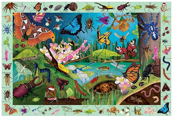 Puzzle Mudpuppy Chrobáci a motýle ...