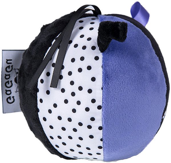 Gagagu Stroller Toy Plush Rattle with Ball 15 cm .