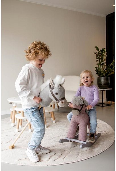 Tryco Horse on a stick Milo Grey .