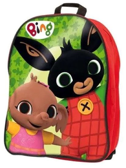 Bing Building Blocks in red backpack .