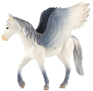 Figúrka Zooted Kôň s krídlami – bielo/sivý ...