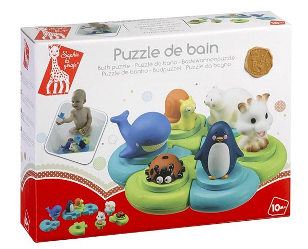 Hračka do vody Vulli Zábavné puzzle so zvieratkami do vane ...