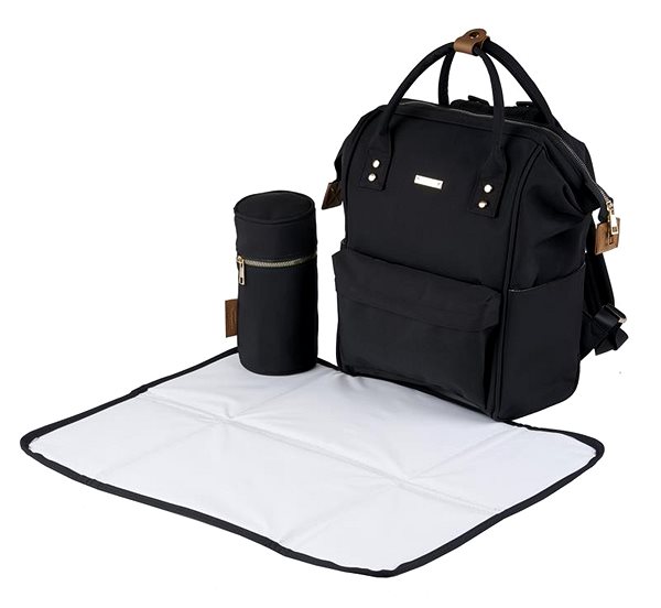 Prebaľovací ruksak Bababing Mani Black ...