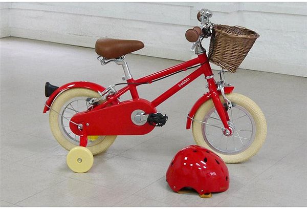 Kerékpáros sisak Bobbin Starling Gloss Red, S/M (48-54 cm) ...