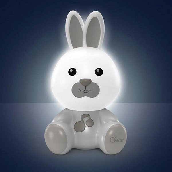 Éjszakai fény Chicco Musical light Rabbit semleges ...