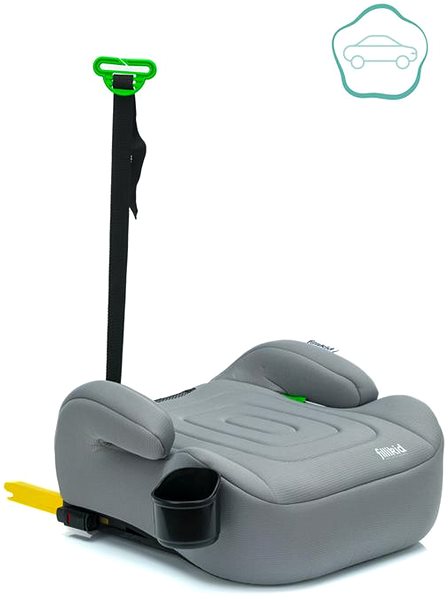 Podsedák do auta Fillikid Flip Deluxe Isofix i-size grey ...