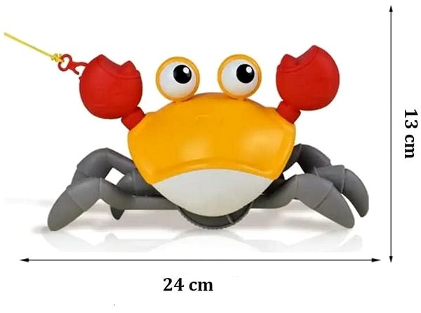 Tahací hračka Bavytoy Roztomilý chodící krab na natažení ...