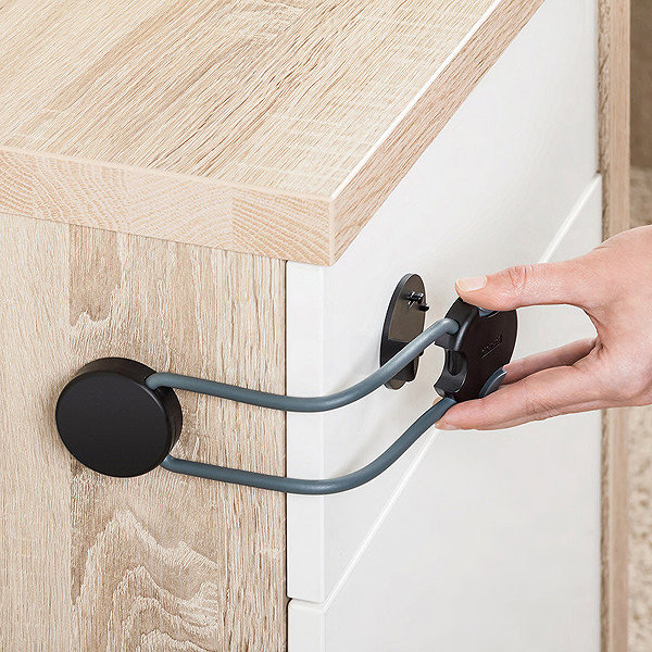 REER Multi-lock for doors, anthracite.