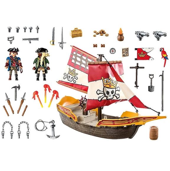 Figuren Piratenschiff Packungsinhalt