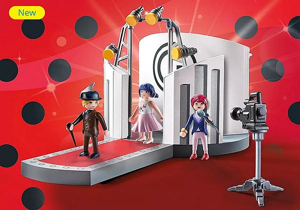 Figures Playmobil 71335 Miraculous: Fashion Show in Paris ...